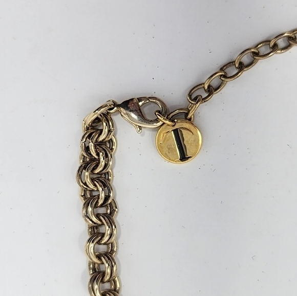 Vintage Talbots Multi Strand‎ Smoky Glass Crystal Beads Copper Necklace - Picture 4 of 10